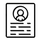 Free biodata creation service icon